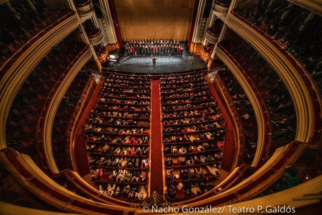 Aspecto del Teatro Pérez Galdós, el pasado 17 de noviembre de 2019