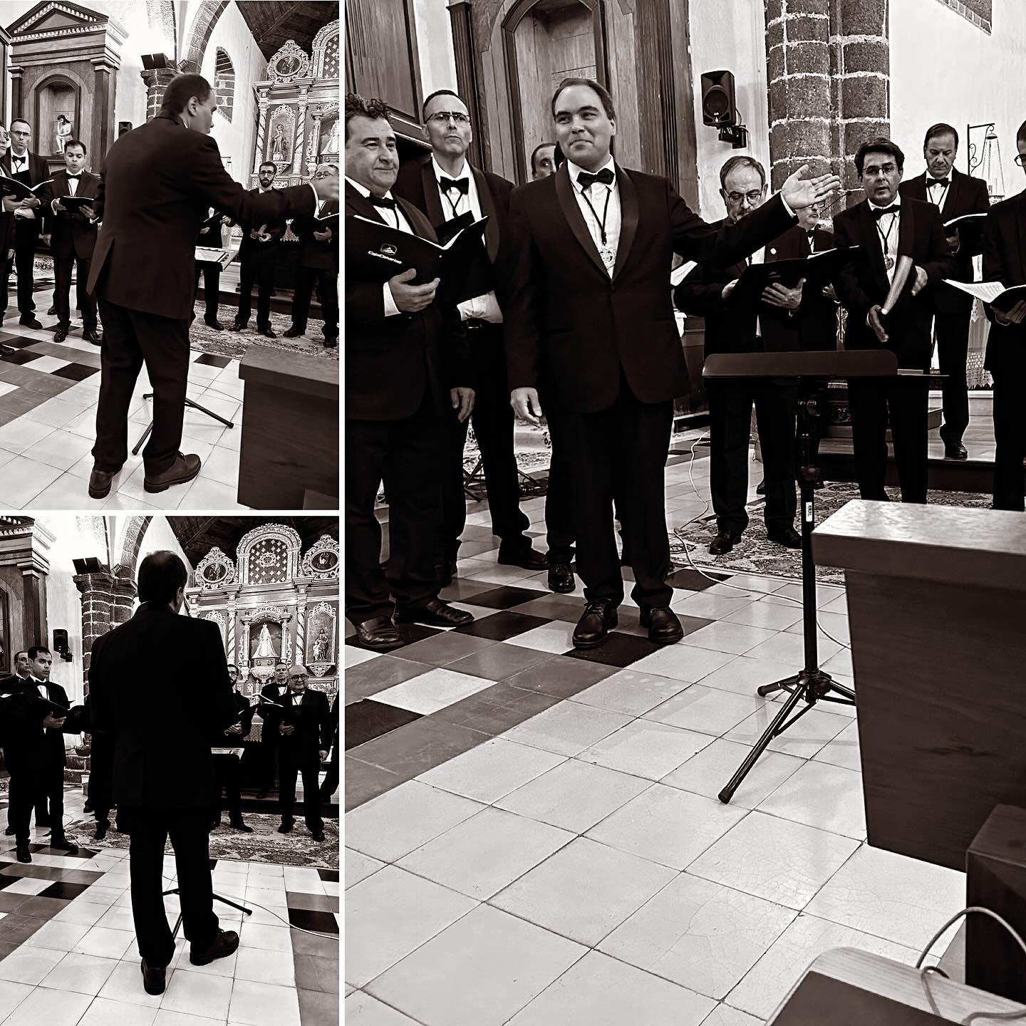 Sergio Rodríguez, director del Orfeón La Paz de La Laguna