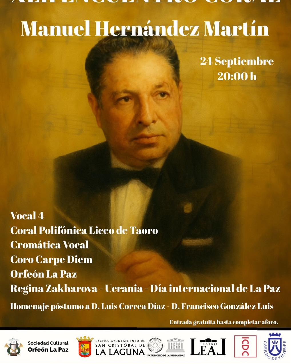 Encuentro Coral Manuel Hernández en La Laguna
