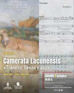 Camerata Lacunensis en la Casa de Colón