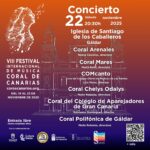 Concierto del sábado 22 en Gáldar dentro del VIII Festival Coral de Canarias