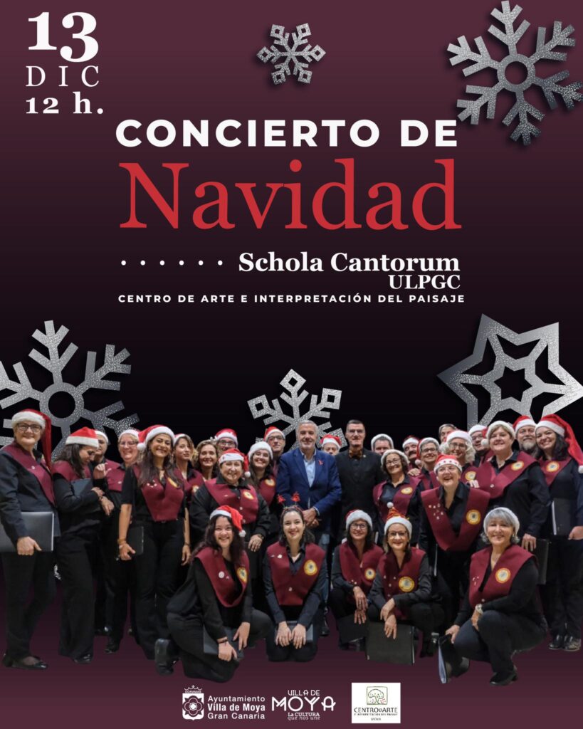 Concierto de Navidad de la Schola Cantorum ULPGC en la Villa de Moya