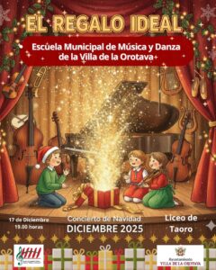 La Escuela Municipal de Música y Danza de La Orotava presenta su Concierto de Navidad