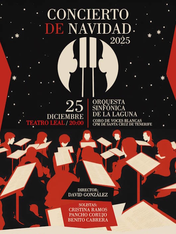 El Coro de Voces Blancas del CPM de Santa Cruz lleva la magia coral al Concierto de Navidad de la Orquesta Sinfónica de La Laguna