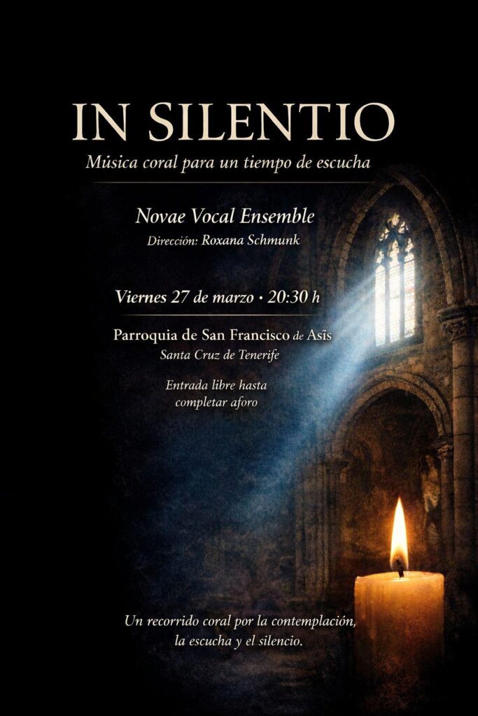 In Silentio: Novae Vocal Ensemble invita a un viaje coral de contemplación y silencio en Santa Cruz de Tenerife
