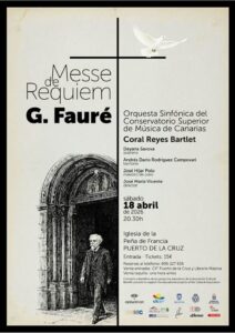 La Coral Reyes Bartlet interpreta la Messe de Requiem de G. Fauré en Puerto de la Cruz