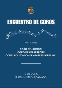 Encuentro de corales en el Club Náutico de Gran Canaria