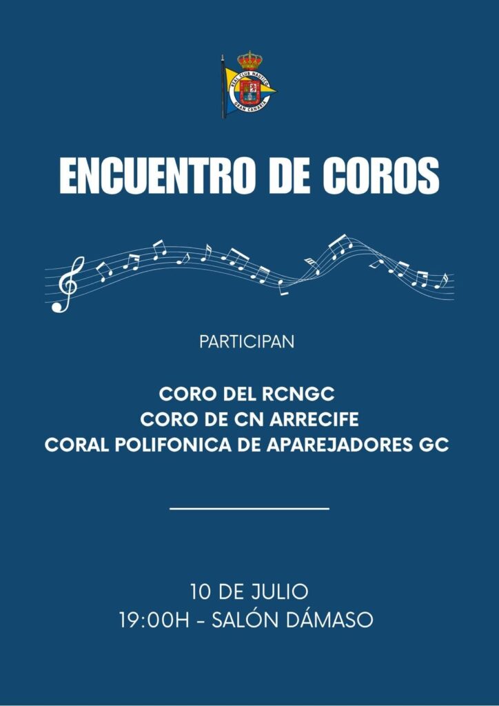 Encuentro de corales en el Club Náutico de Gran Canaria