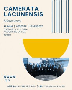 La Camerata Lacunensis protagonizará una nueva cita del ciclo NOON CANARIAS