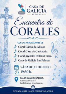 Encuentro de corales en la Casa de Galicia