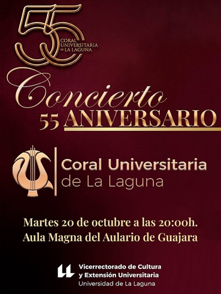 La Coral Universitaria de La Laguna celebra 55 años de historia