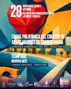 La Coral del Colegio de Aparejadores y Témpore protagonizarán la segunda cita de LPGC me enCANTA
