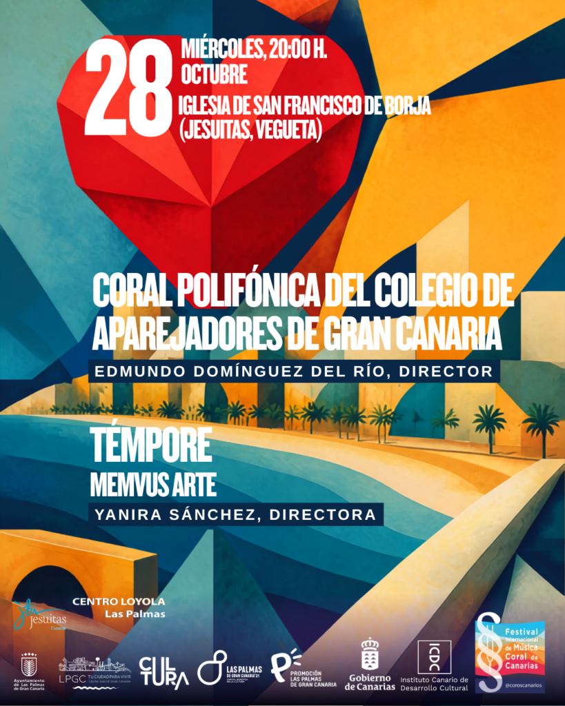 La Coral del Colegio de Aparejadores y Témpore protagonizarán la segunda cita de LPGC me enCANTA