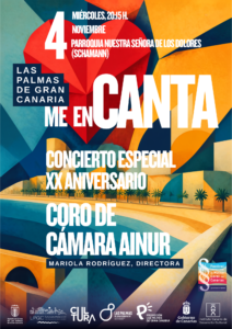 El Coro de Cámara Ainur celebrará su XX aniversario con un concierto en Schamann