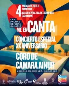 El Coro de Cámara Ainur celebrará su XX aniversario con un concierto en Schamann