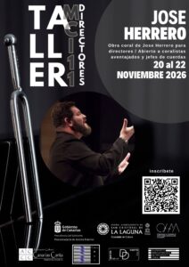 José Herrero impartirá en noviembre un taller de obra coral dentro de los Talleres M.C.I.
