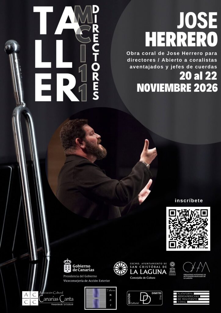José Herrero impartirá en noviembre un taller de obra coral dentro de los Talleres M.C.I.