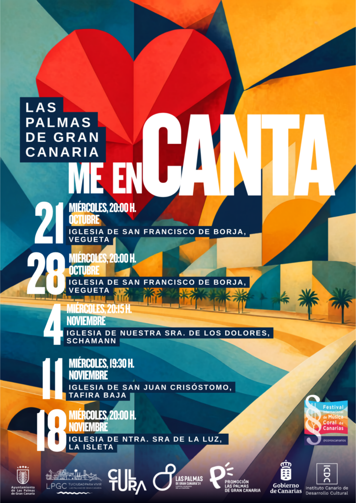 El ciclo LPGC me enCANTA se incorpora al Festival Internacional de Música Coral de Canarias